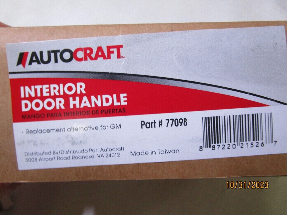 Interior Door Handle Autocraft 77098