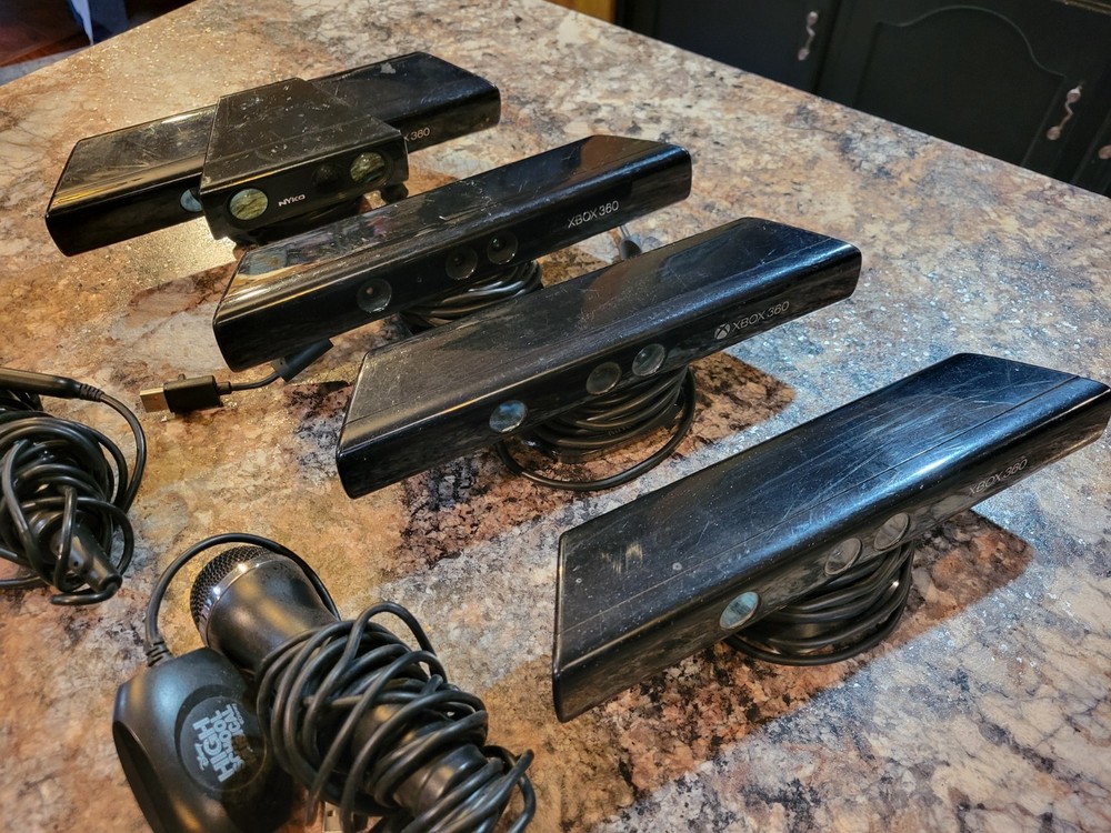 Lot 4 OEM Xbox 360 Kinect Camera Sensor Bars + 2 Microphones