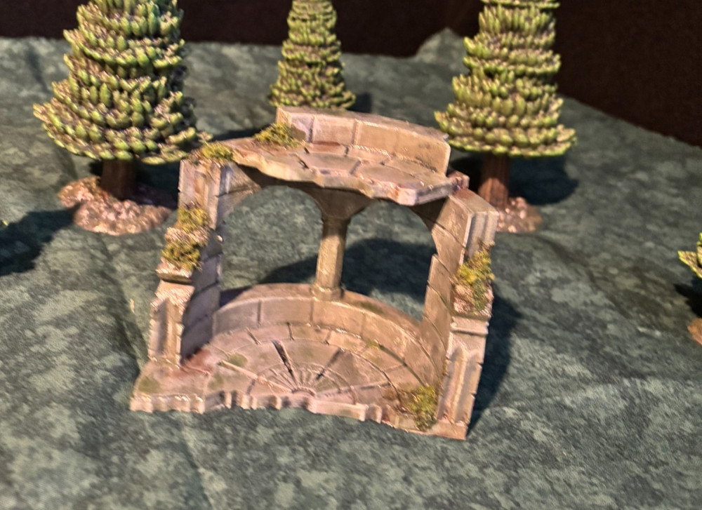 Forest Tower Ruins Scatter Terrain