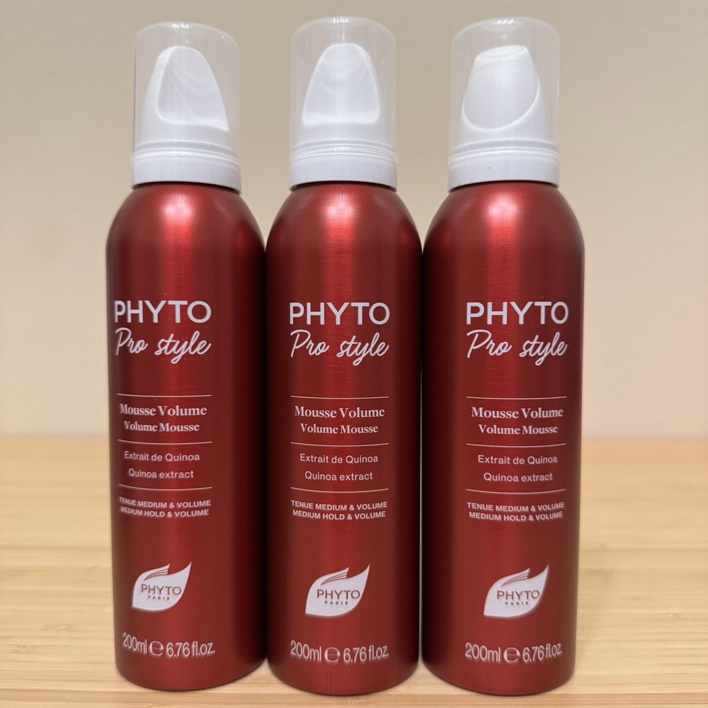Phyto Pro style Volume Mousse 6.76oz /200ml - 3 Pack