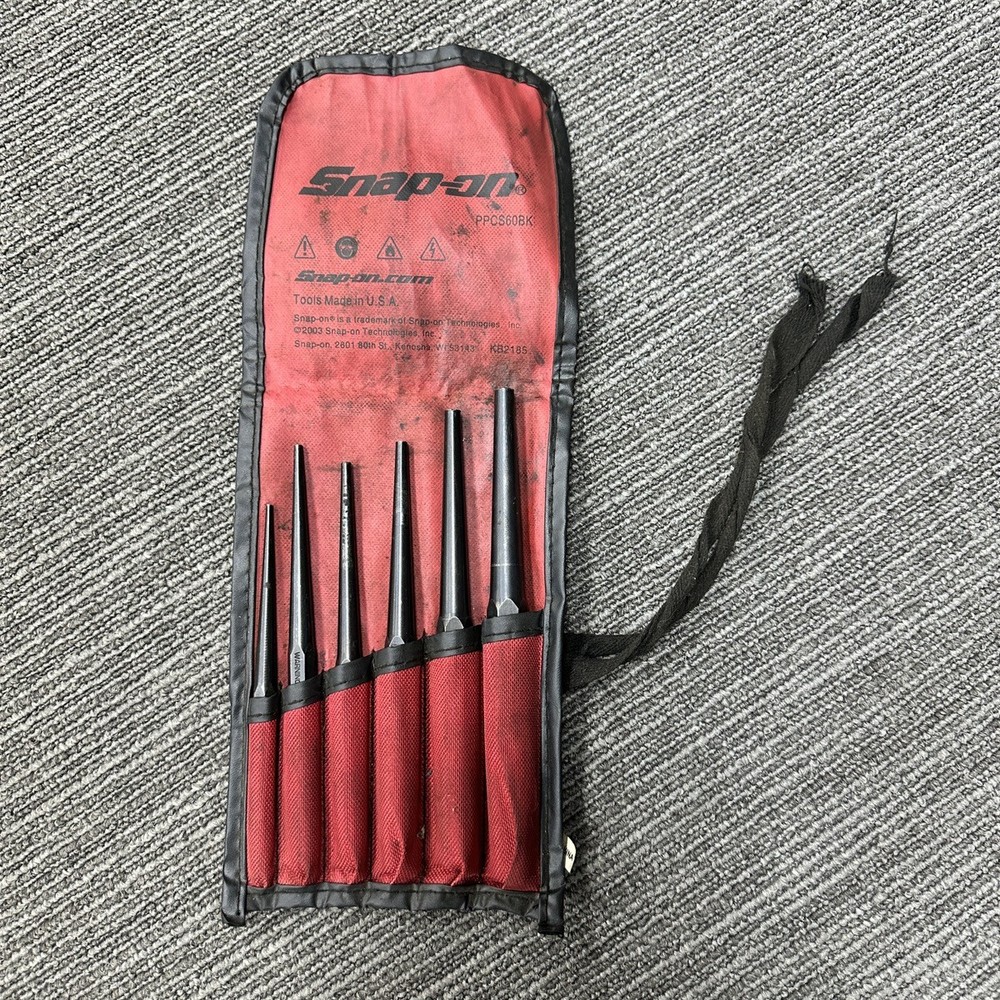 Snap-on PPCS60BK 6pc Starter Punch Set in Pouch (CP1018879)