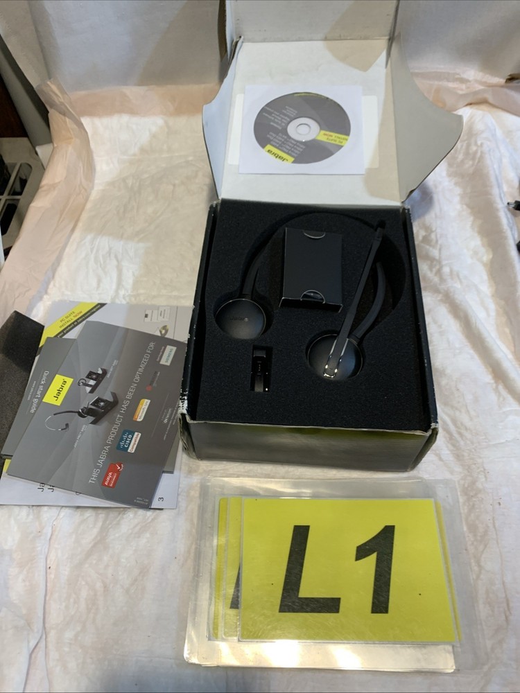 ✅✅ Jabra PRO 9460 Wireless DECT Headset System Desk & PC New Open Box Good