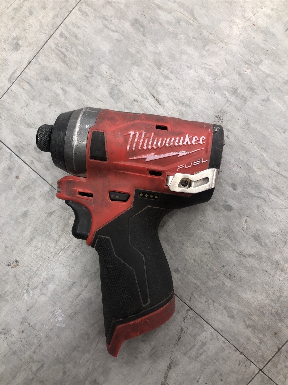 Milwaukee 2553-20 M12 FUEL 1/4" Hex Impact Driver - Black/Red