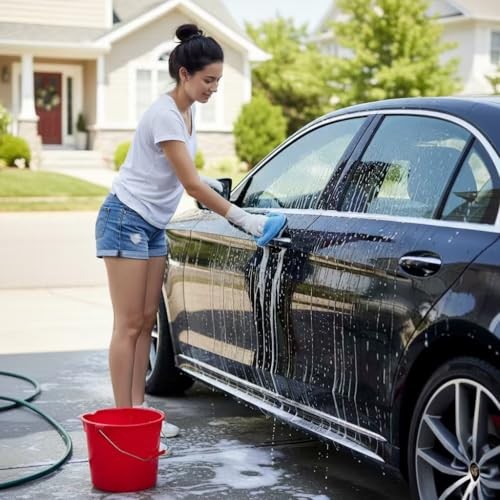 Car Wax Applicator Microfiber Wax Applicator Pads, Ultra-Soft Buffing