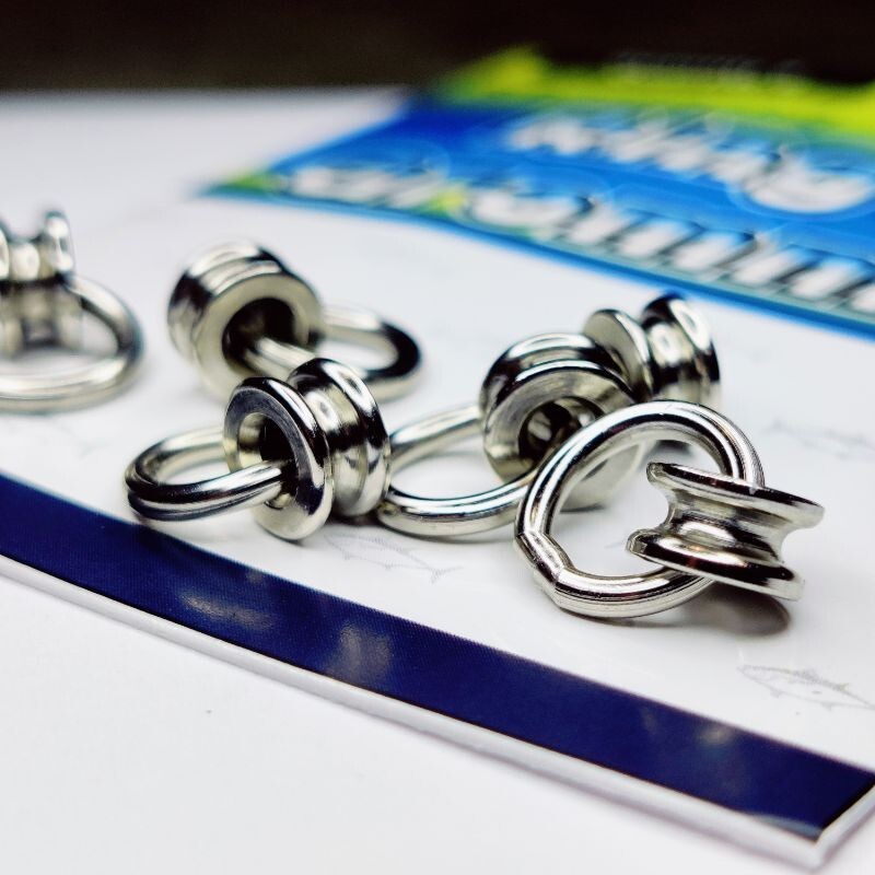 Solid Ring with Welded Grommet for Leaders - SPJigging