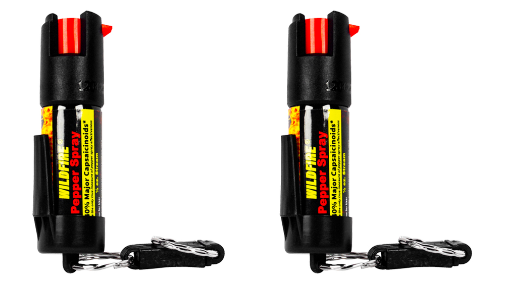 Wildfire Keychain Pepper Spray Self Defense Personal Protection Security 2-Pack