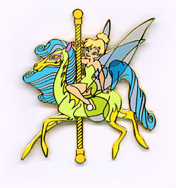 Disney Auctions Carousel Horse Tinker Bell Pin