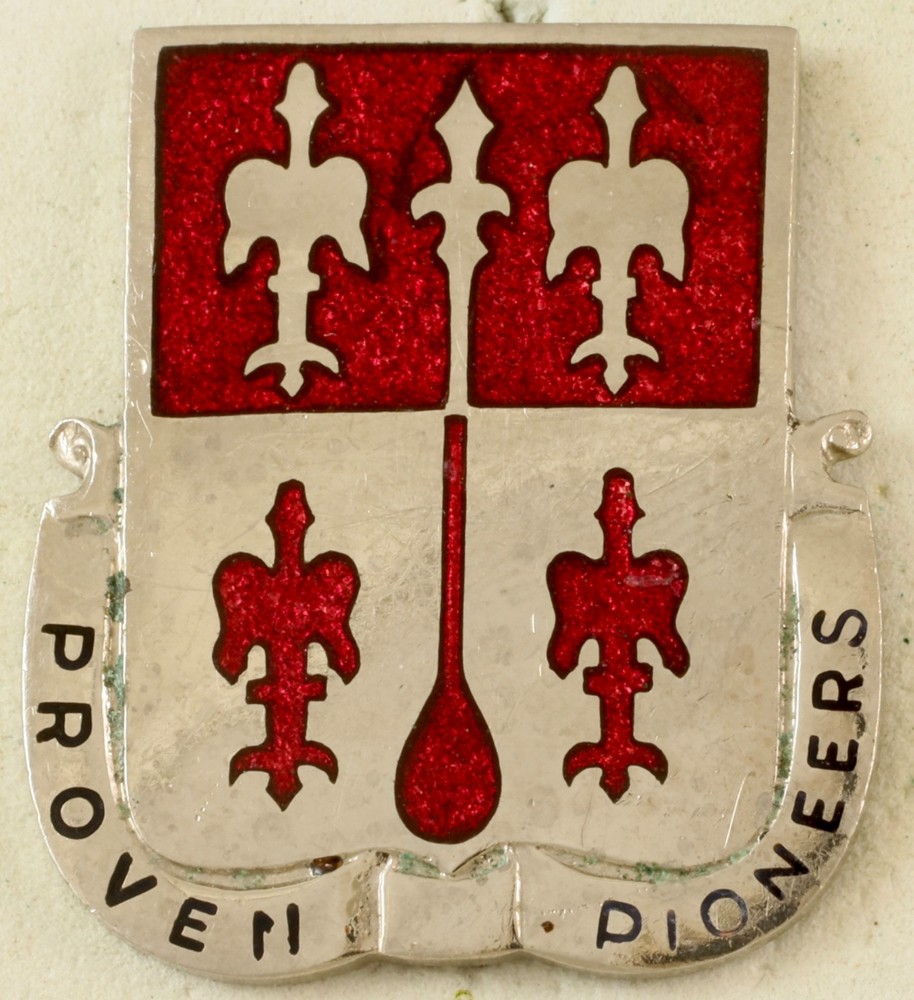 299th Engineer Battalion Crest DI/DUI CB German Made (Assmann)