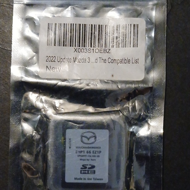 New 2022 Update For a Mazda 3 SD card