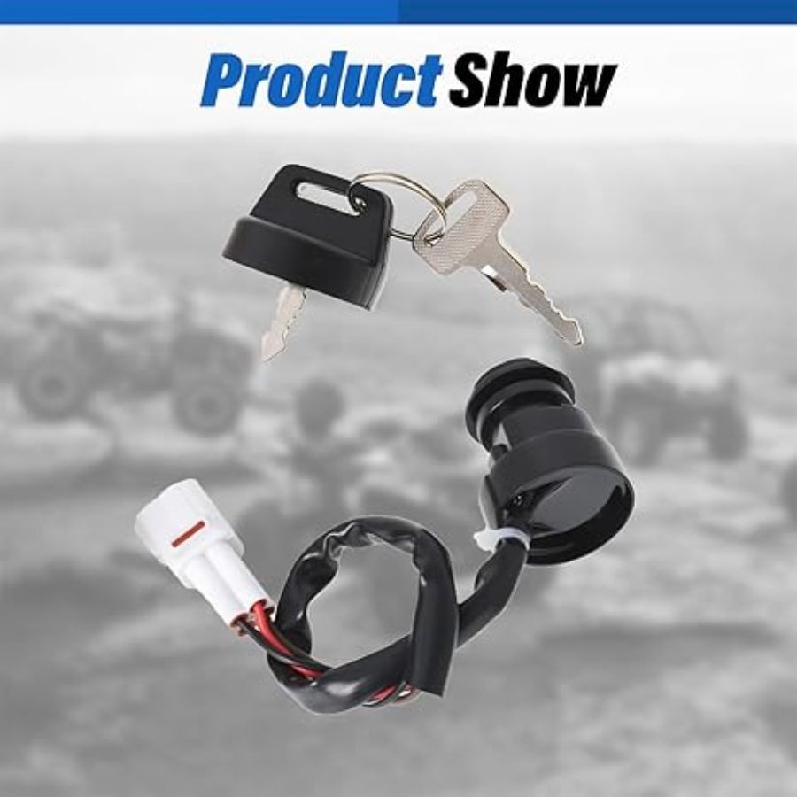 Ignition Switch with Key Replacement for Warrior 350 YFM350X 1996-2001
