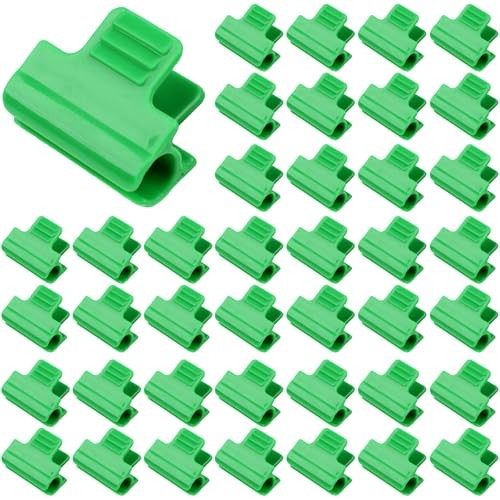 40Pcs Greenhouse Clamps Plastic Film Hoop Clips for Row Cover