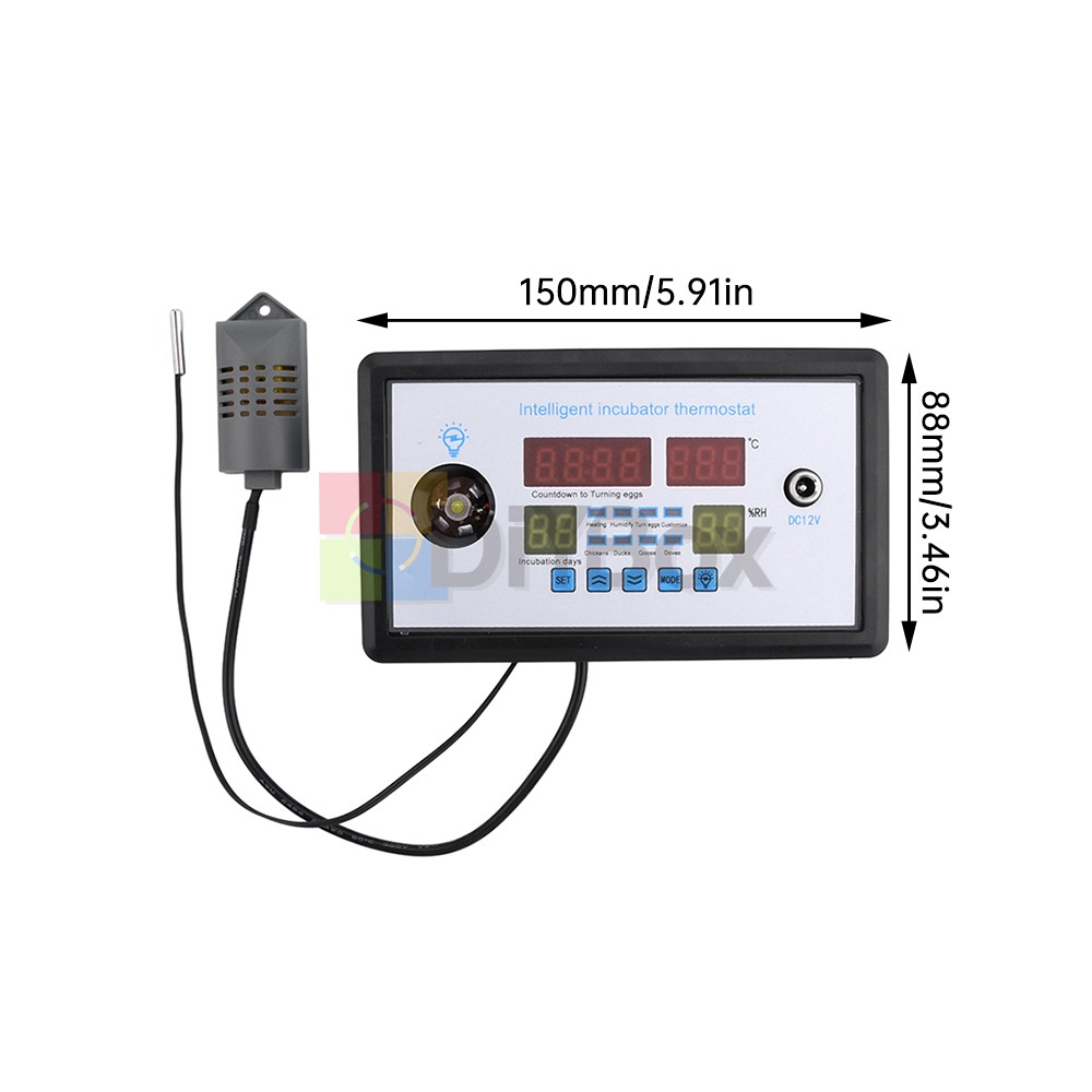 Multi-functional Automatic Egg Turning Smart Incubation Thermostat AC 110-220V