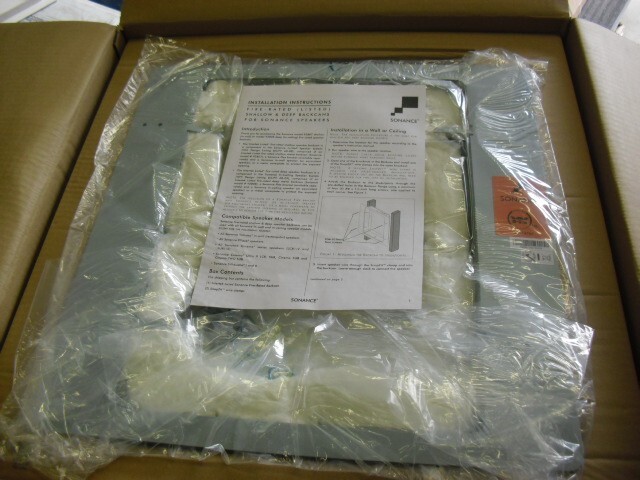 Sonance 92807 shallow Back Can Fired Rated In-wall Mount