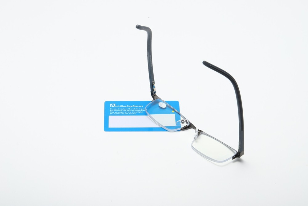 5 PK Men Reading Glasses Half Frame Spring Hinge Reader Glasses Anti Blue Light