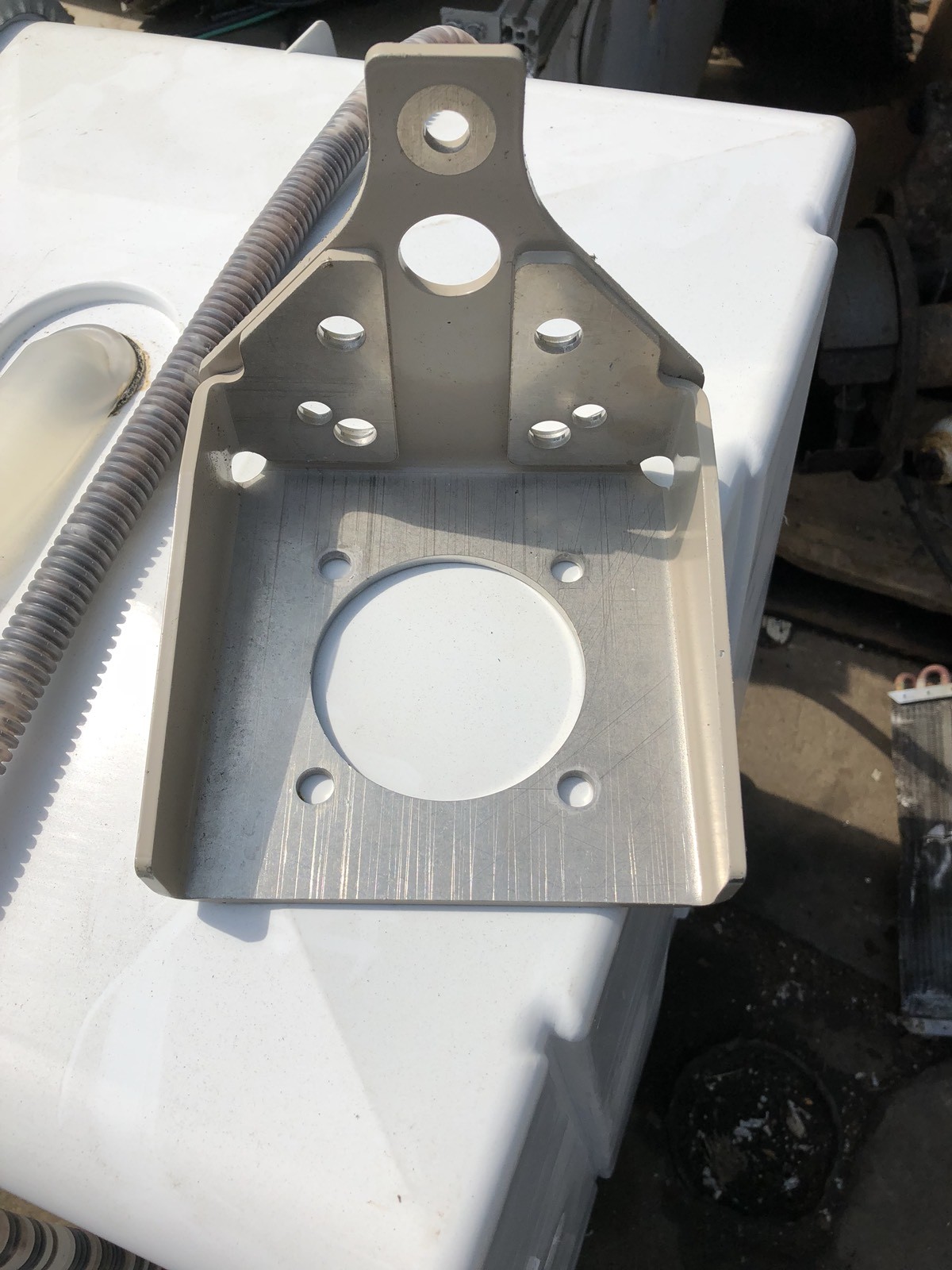 New HEAVY 3/16" Stainless Steel HMMWV Humvee Radio Antenna Mount