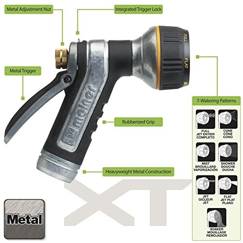65020-AMZ Metal Nozzle with QuickConnect Product Adapter Set, Multi-Pattern,