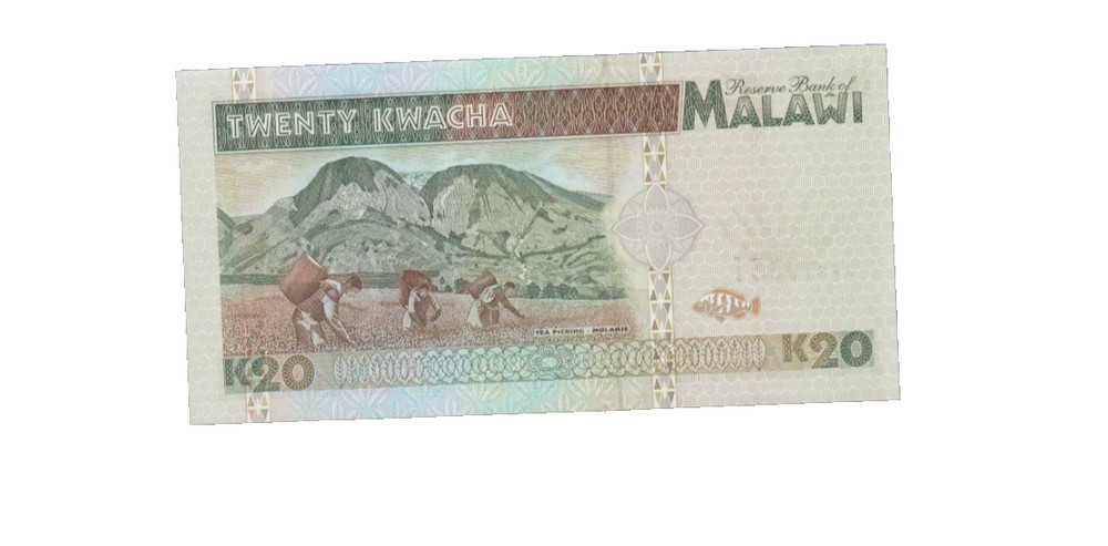 MALAWI 1995 20 KWACHA BANKNOTE P32 UNCIRCULATED