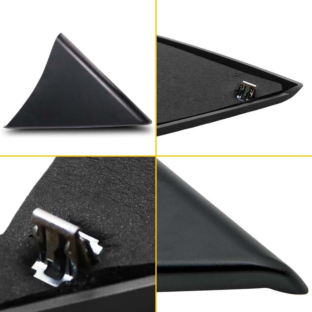 Door Upper Trim Panel Left Driver Inside Triangle Cover For 07-14 Silverado