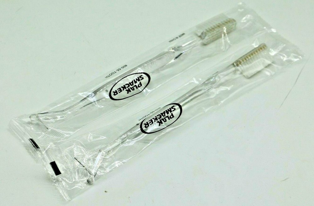 Plack Smacker Dual-Head Toothbrush (2-Pack)