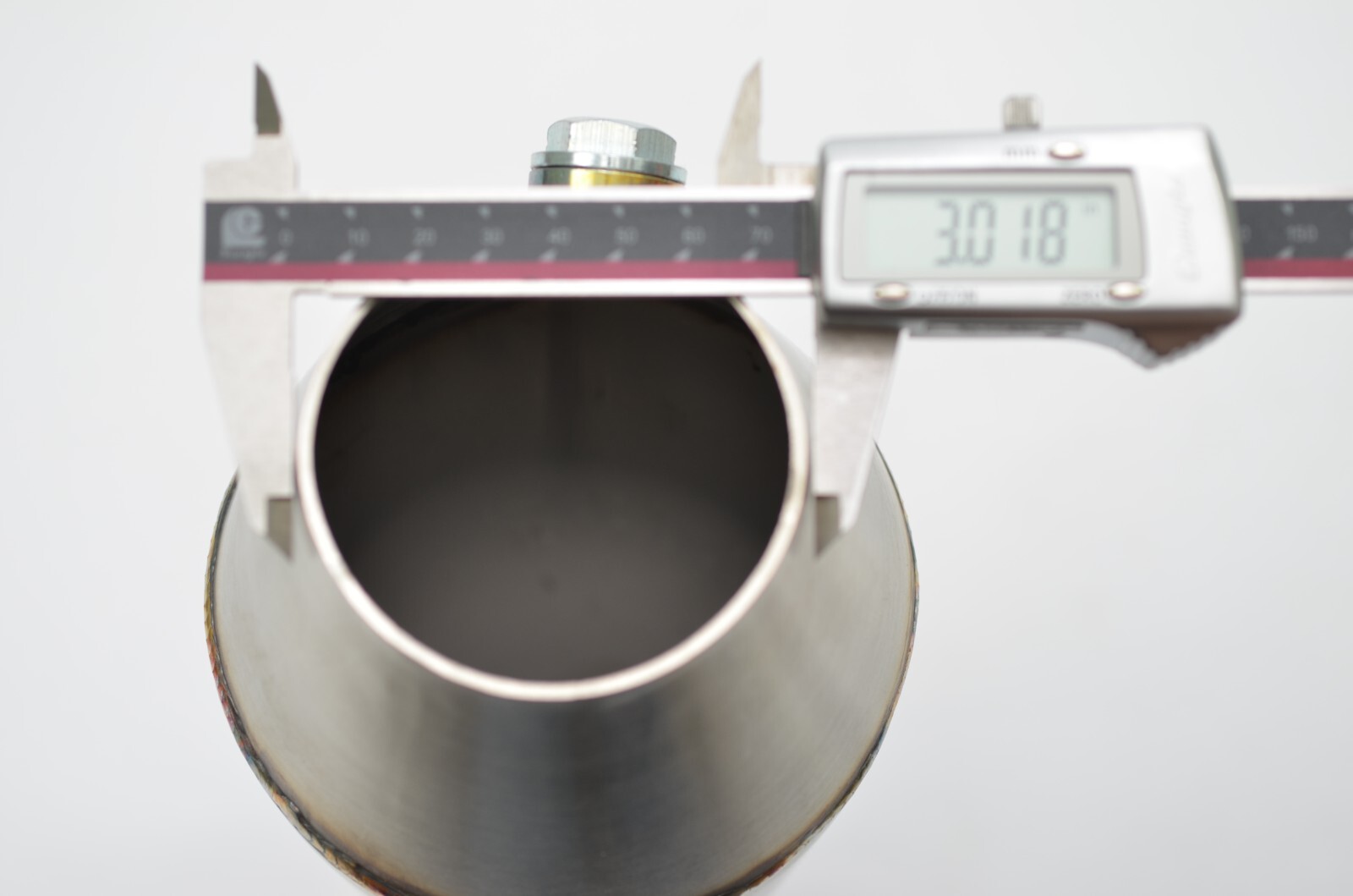 1320 Performance 3 inch megaphone Stainless Reverse Cone collector & o2 bung V1