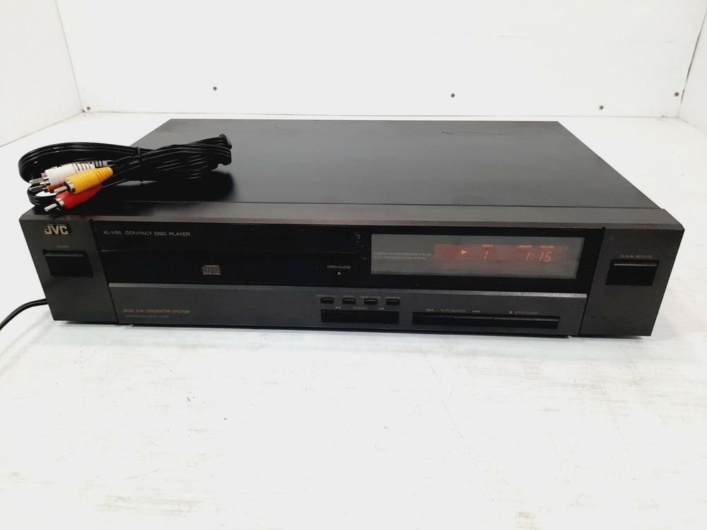 JVC XL-V95BK Compact CD Player/ Dual D/A Convertor System - ■S■Tested & Working■