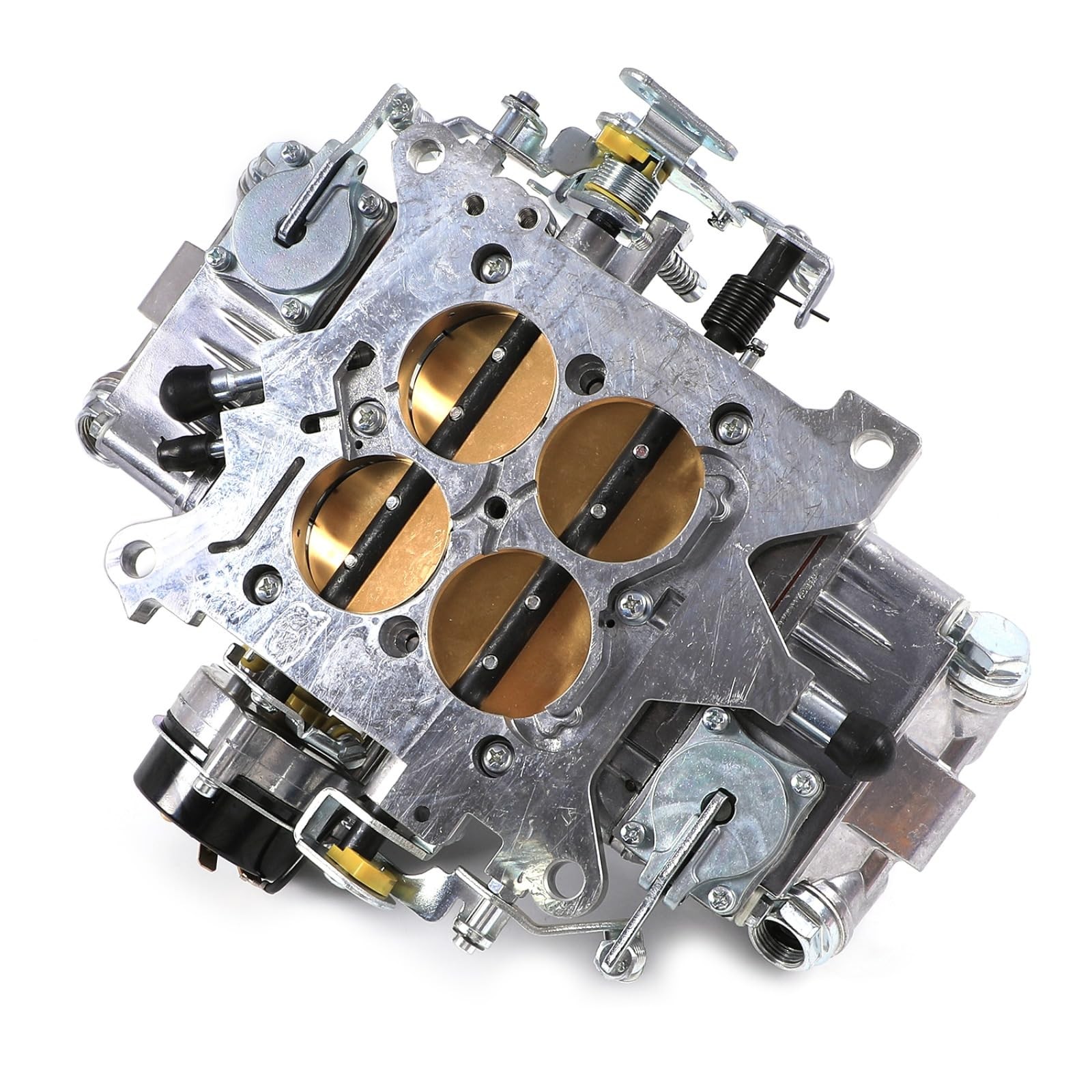 750 CFM 4-Barrel Double Pumper Carburetor Electric Choke Square Bore Flange