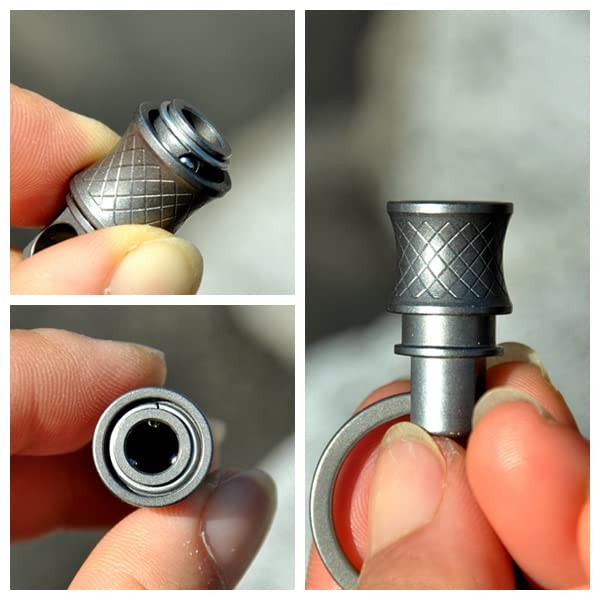 Titanium Quick Release Swivel Keychain, Pull Apart Detachable Keychain Heavy ...