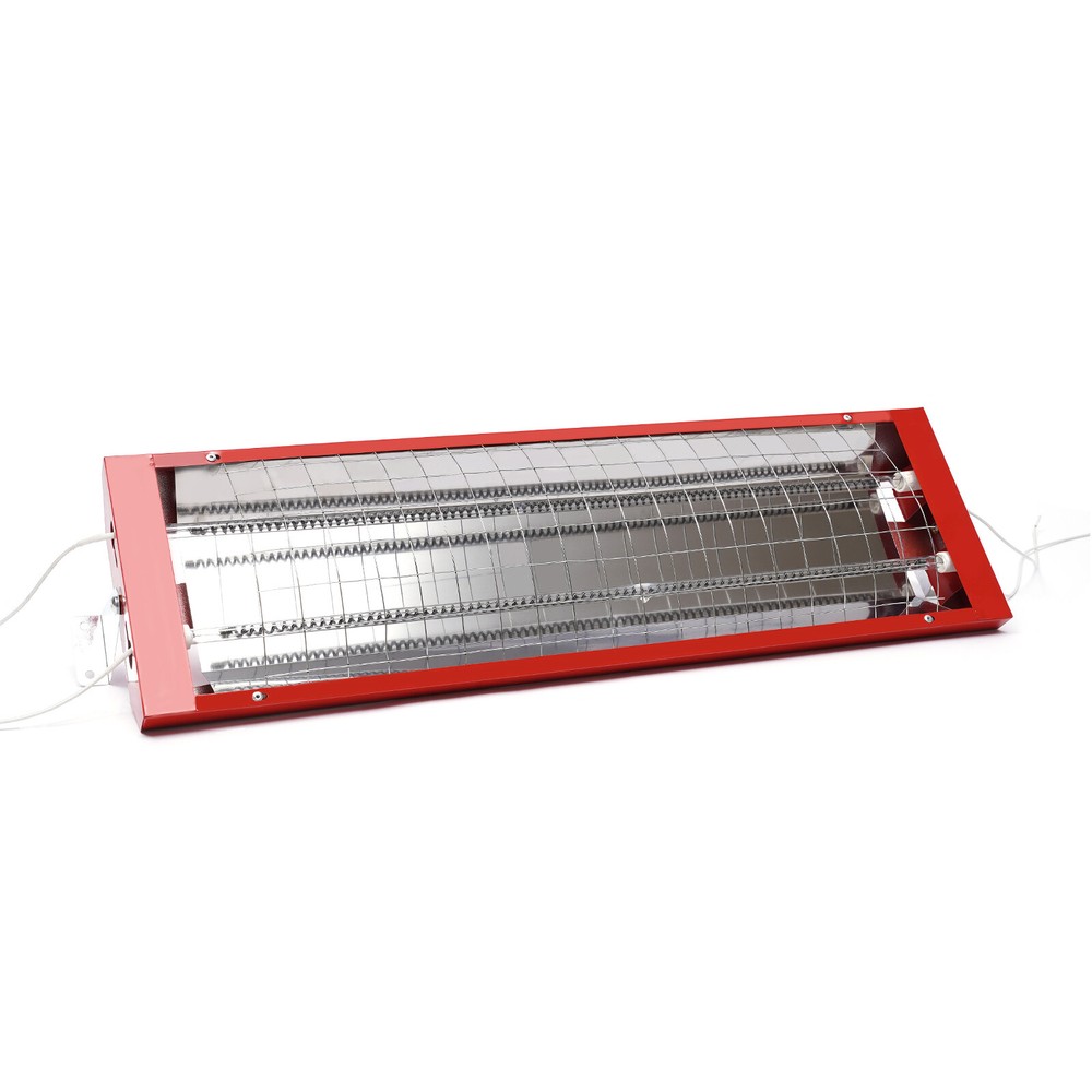 2Pcs 2000W Spray Baking Booth Infrared Paint Curing Light Heating Lamp Heaters