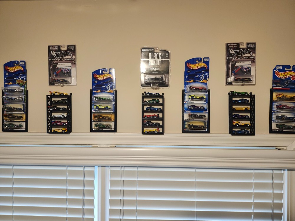5 Pack Hot Wheels Storage Display Rack for hotwheels