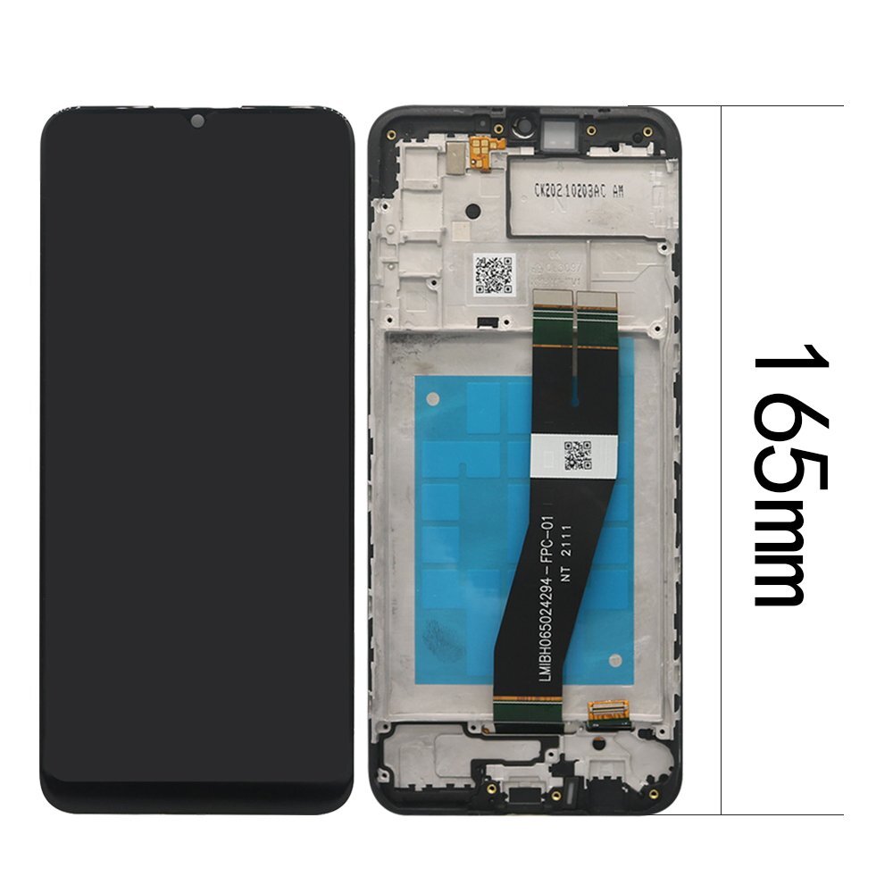 For Samsung Galaxy A02S A025a A025U A025A LCD Display Touch Screen Frame Replace