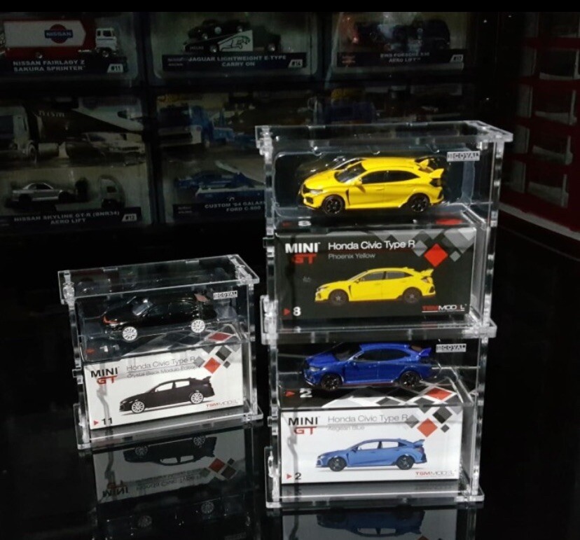 Coval Displays - SMG-102 - Single Mini GT/ TSM Model - Stackable - Open Door