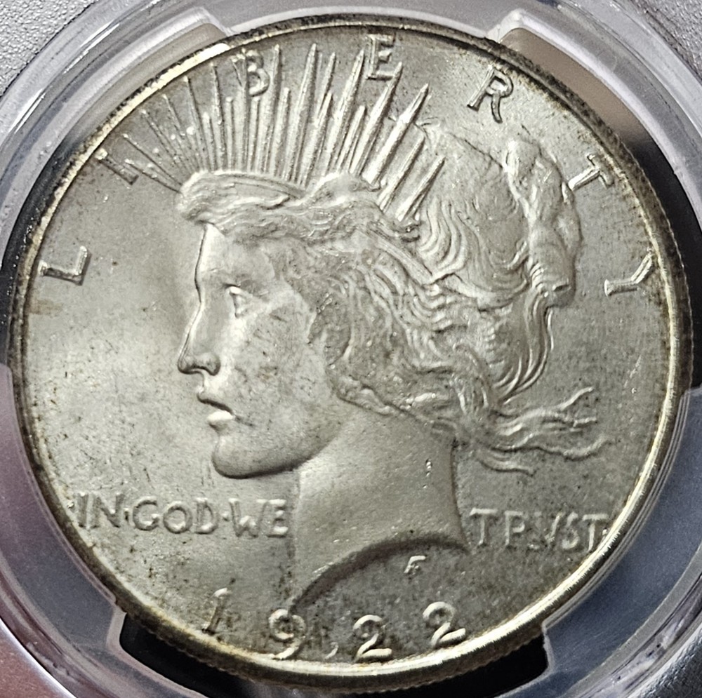 1922-S Peace Dollar MS-64+ PCGS VIDEO