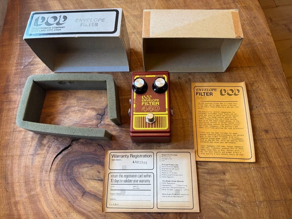 Deadstock DOD ENVELOPE FILTER 440 Pedal