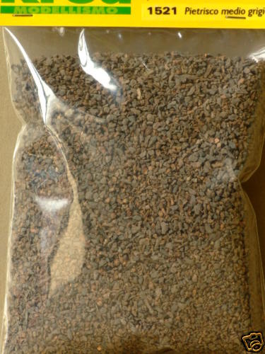 Medium grey cork stone for model making size 30 - Krea 1521