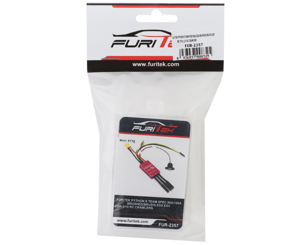 Furitek Python X 80A/120A Team Spec 1/10 Rock Crawler Brushed/Brushless ESC