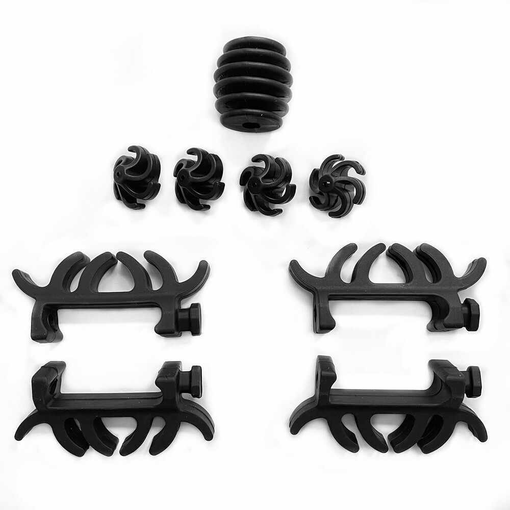 Archery Compound Bow Limb Stabilizer Rubber Limb Shock Dampener Silencer Set