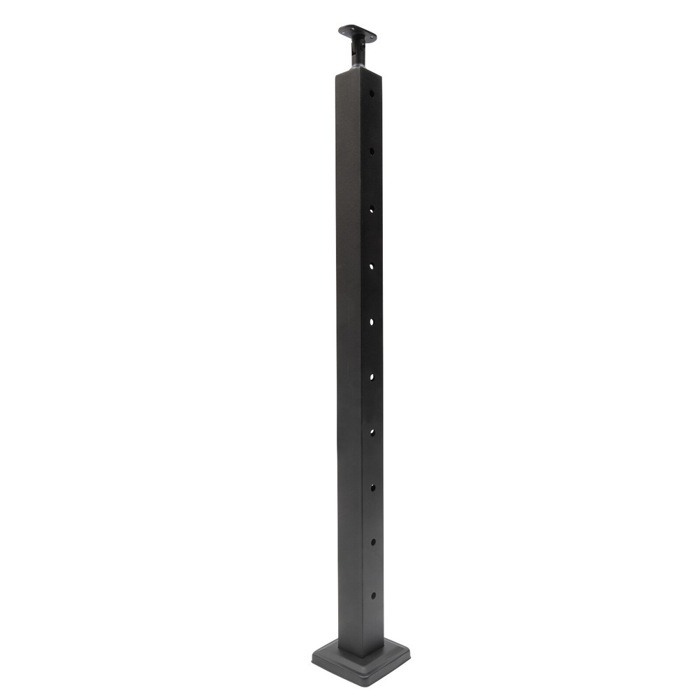 Square Cable Railing Post Wood Concrete Level Deck Corner Post Stainless