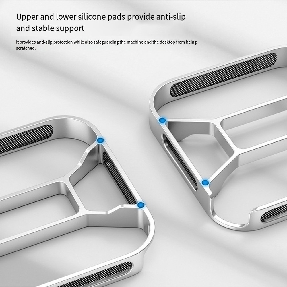 Dustproof Cooling Stand for Mac-Mini-M4: Enhanced Ventilation & for Protection!