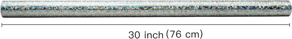 Silver Geometric Pattern Colorful Metallic Wrapping Paper-81.5 Sq Ft-Solid Co...