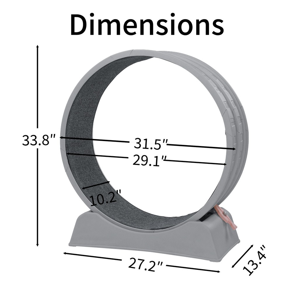80*34*86CM, Gray PP track connector assembly, Round shape -