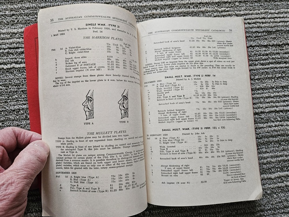 The Australian Commonwealth Specialists' 1967 Catalogue