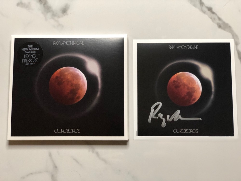 Signed / Autographed Ray Lamontagne “Ouroboros“ Insert + Just Opened CD
