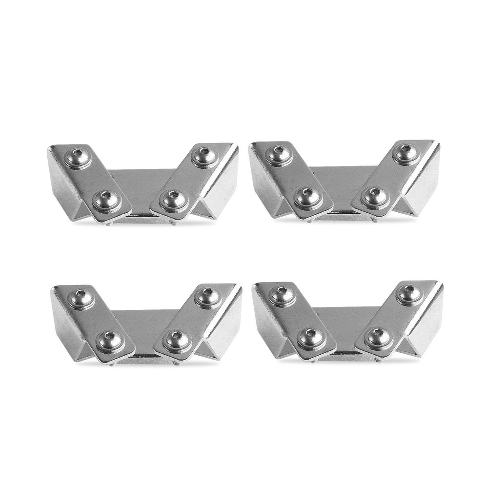 Hard Saddlebag Hardware Lid Latch Lock Catch Kit 4PCS Compatible for Harley D...