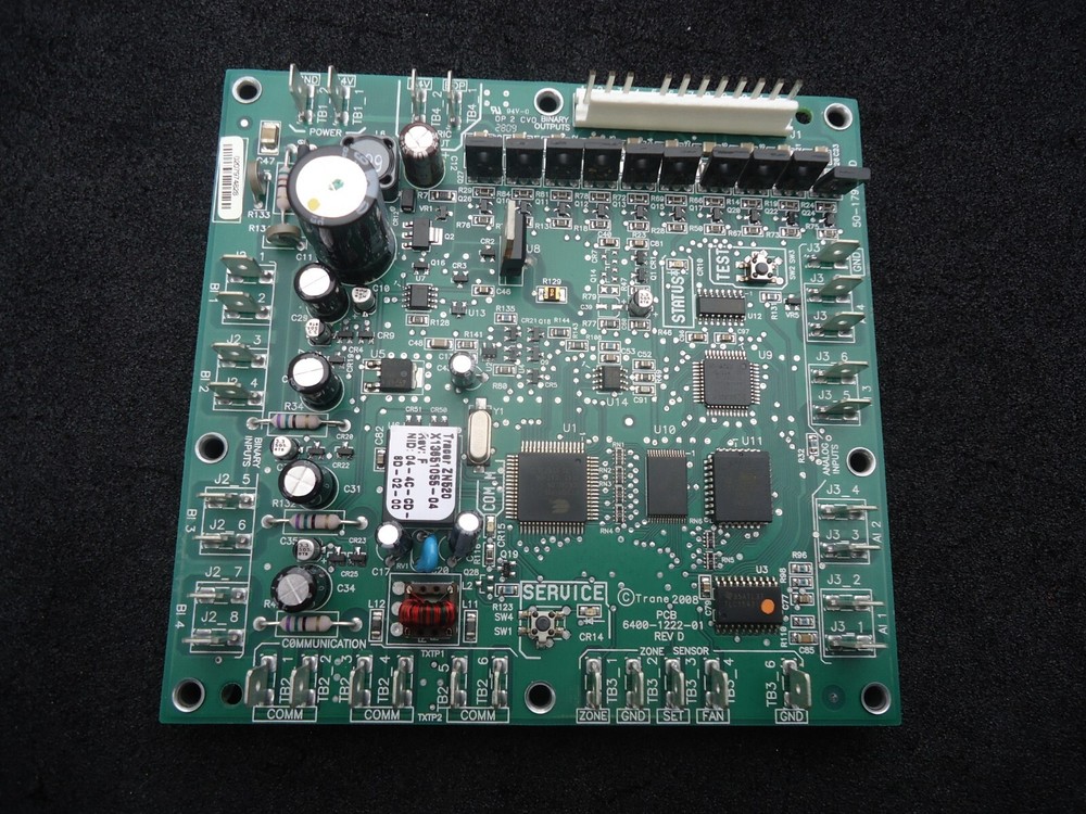 Trane new control board model#50-179711 Rev. D PCB.
