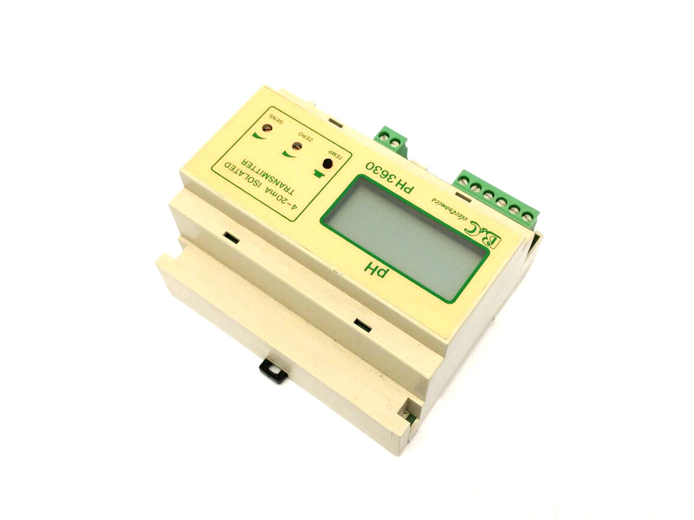 B&C Electronics PH3630 2-Wire DIN Rail pH Transmitter 2778910