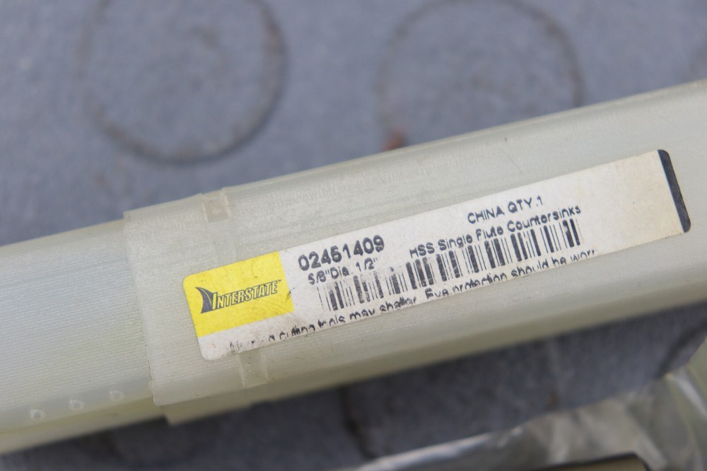 INTERSTATE 02451409 COUNTERSINK 5/8 SINGLE FLUTE 82 DEGREE LOC6456