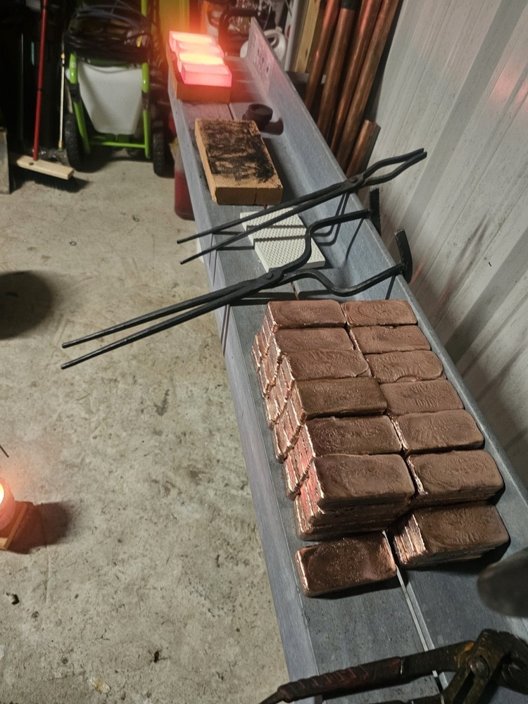 15 Oz COPPER BAR Hand-Poured