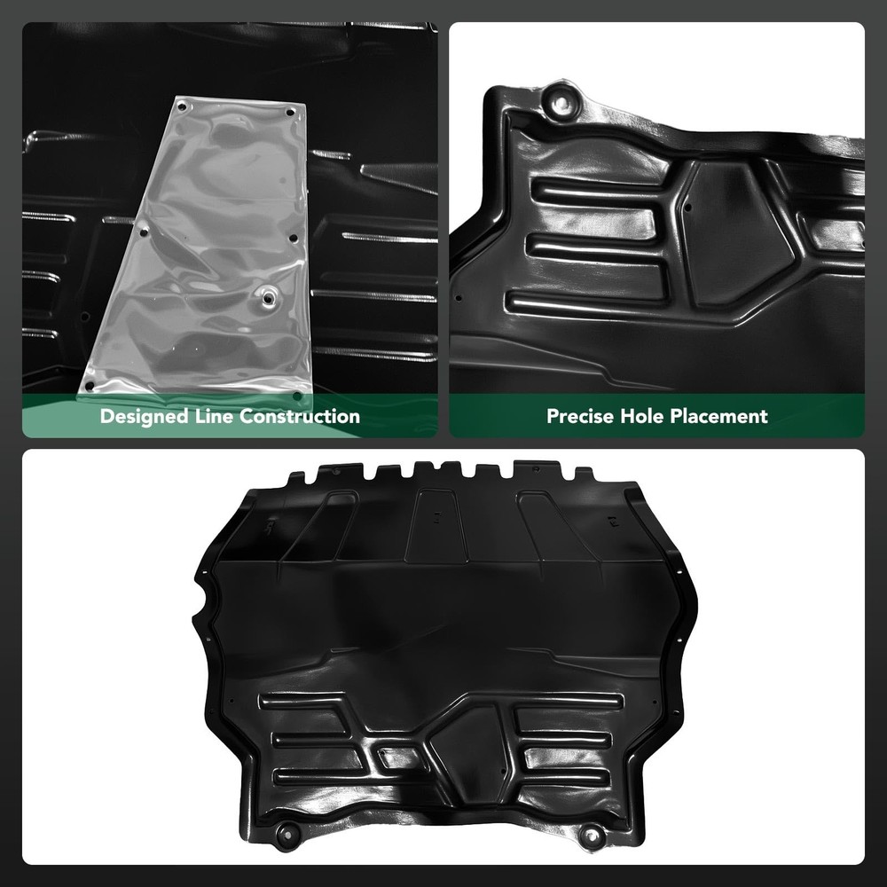 Front Side Engine Splash Shield Plastic Splash Guard Engine Case Guards