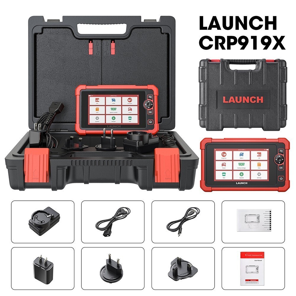 LAUNCH CRP919X Car Diagnostic Scan Tool OBD2 Scanner Bidirectional 35+ Services