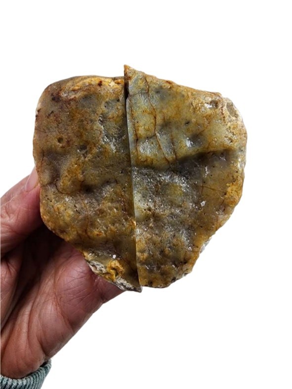 Agate Matching Halves 222.1 grams.